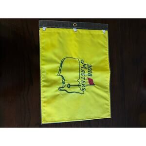 2018 Augusta National Masters Golf Tournament Fin Flag Embroidered PGA New